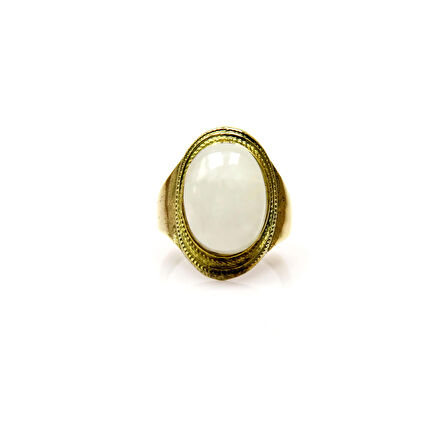 Doğal Taş Aytaşı Ayarlanabilir Kadın Yüzük