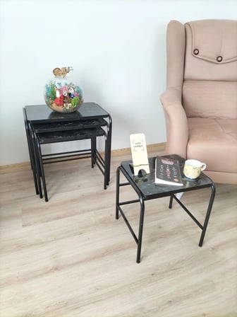 Evko Mobilya Buket Sehpa, 4'lü Zigon Sehpa, Servis Sehpası, Iç Içe Geçen Sehpa, Ahşap Sehpa, Dikdörtgen Sehpa