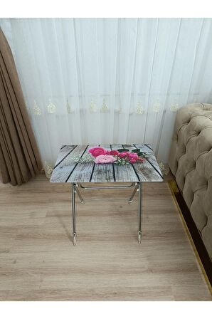 Çanta Zigon Sehpa, 4'lü Sehpa, Servis Sehpası, Camlı Sehpa, Krom Sehpa, Katlanır Sehpa