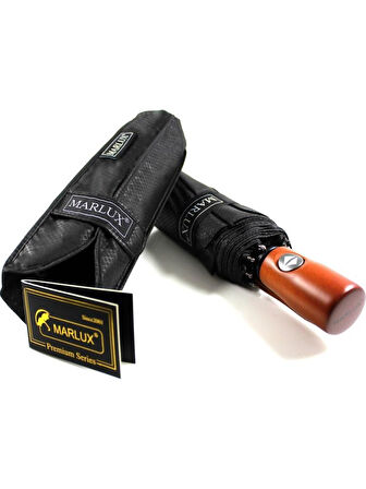 Marlux Wood Series Tam Otomatik Unisex Şemsiye