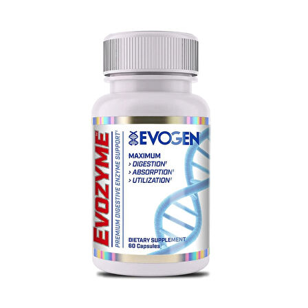Evogen Evozyme Digestive Enzymes Enzymes Digestion Absorption Nutrient Utilization Support 60 Caps