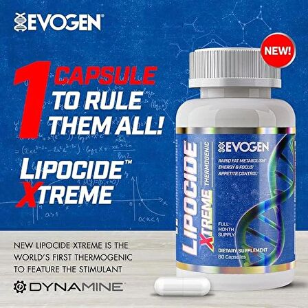 Evogen Lipocide Xtreme Fat Burner Yohimbine 60 Kapsül