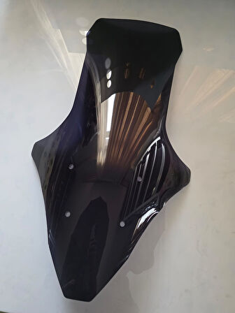 MOTOCAM Revolt Rm5 Siperlik Ön Cam 2020-2022 Model 78cm Siyah Renkli 4mm