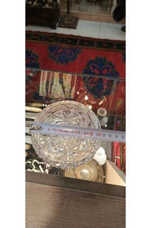 Kesme Cam Dekoratif Küllük / Şekerlik – Vintage Şık Tasarım