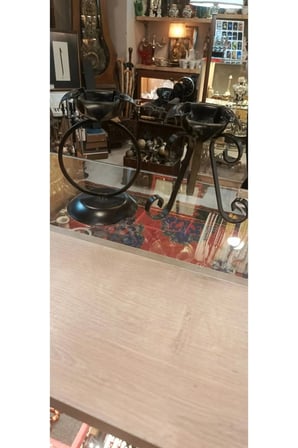 Dekoratif Ferforje Mumluk Seti (2’li)