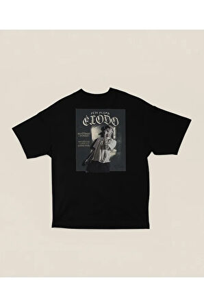 Peso Pluma Exodo Baskılı Unisex Oversize Rapper Tişört