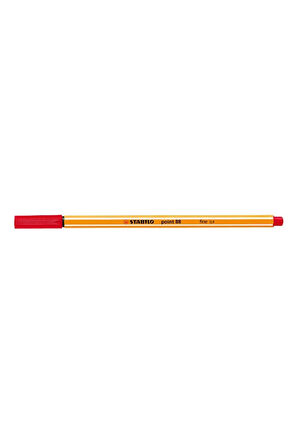 88/40 0,4 mm Keçe Uçlu Kalem Kırmızı (1 Adet)