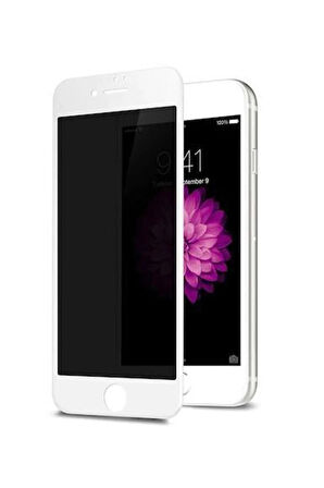 For Apple Iphone 6s Hayalet Cam Tam Kaplayan Krılmaz Nano Teknoloji Beyaz