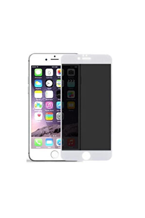 For Apple Iphone 6s Hayalet Cam Tam Kaplayan Krılmaz Nano Teknoloji Beyaz