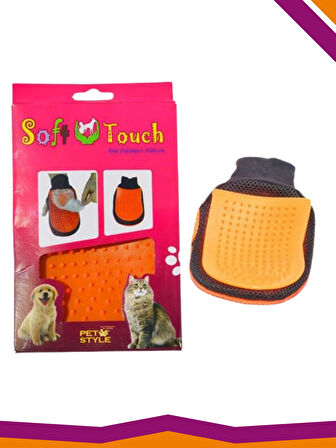 Soft Touch Kedi ve Köpek Evcil Hayvan Tüy Toplayıcı Eldiven