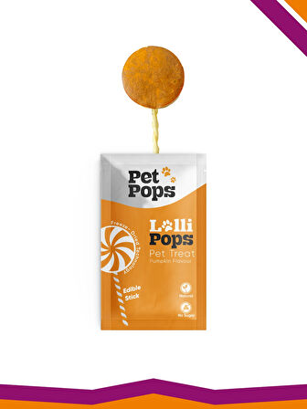 Lollipops Tavuk Ciğeri Bal Kabağı Dondurularak Kurutulmuş Kedi Köpek Ödülü Lolipop 3 Adet Lolipopu