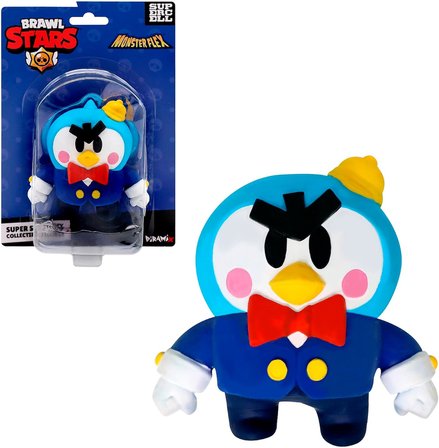 Bizak Monsterflex Brawl Stars Figür Mr.P Koleksiyonu Süper Esnek Esnek Bebek 13 cm 10 Koleksiyon Yetişkin Hayranları Koleksiyoncular ve 8 Yaş Çocuklar için (64390009-10)