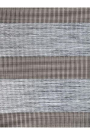 Ithal Bambu Açık Gri Bambu Stor Zebra Perde Etek Dilimli