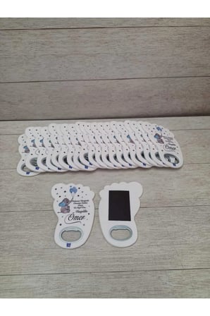 20 Adet Ayak Magnet Açacak Yeni Doğan, Doğum Günü, Sünnet, Nişan, Söz, Düğün Hediyelik