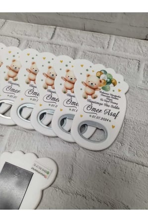 20 Adet Ayak Magnet Açacak Yeni Doğan, Doğum Günü Sünnet Nişan Söz Düğün Hediyelik