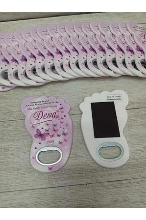 20 Adet Ayak Magnet Açacak Yeni Doğan, Doğum Günü, Sünnet, Nişan, Söz, Düğün Hediyelik