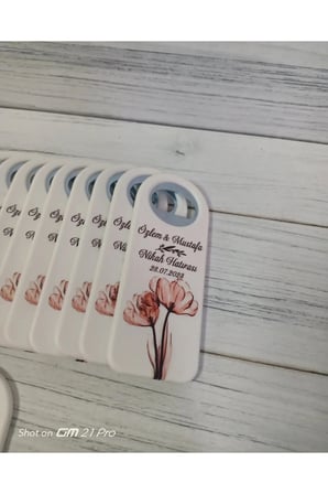 20 Adet Uzun Açacak Magnet Düğün Hediyesi