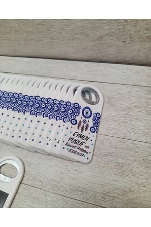 20 Adet Uzun Açacak Magnet Sünnet Temalı Yenidoğan Doğumgünü