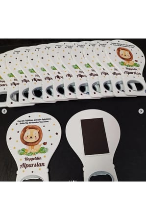20 Adet Balon Magnet Açacak Yeni Doğan, Doğum Günü, Sünnet, Nişan, Söz, Aslan Modeli