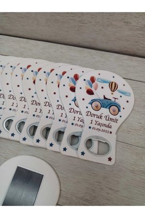 20 Adet Balon Magnet Açacak Yeni Doğan, Doğum Günü, Sünnet, Nişan, Söz, Mavili Bisiklet