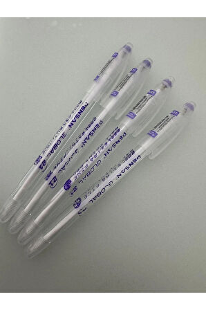 Tükenmez Kalem Global 0.5 MM Mor (4 Adet)