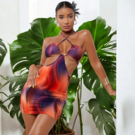 New Dreams Modern Göz Alıcı Rahat Estetik ve Şık Mini Tasarım Gecelik Elbise