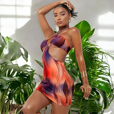 New Dreams Modern Göz Alıcı Rahat Estetik ve Şık Mini Tasarım Gecelik Elbise