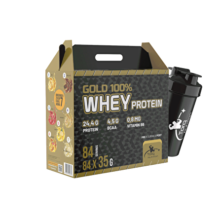 Torq GOLD %100 WHEY PROTEİN 35 Gr x 84 Saşe 7 Aroma Seçeneği