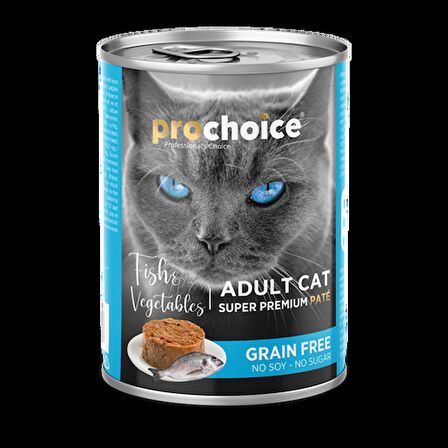 Prochoice Balıklı ve Sebzeli Yetişkin Kedi Konservesi 400 Gr