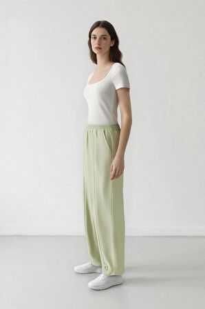 DeFacto Keten Karışımlı Basic Düz Harem Pantolon B7506AX24SPGN1156