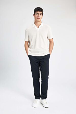 DeFacto Regular Fit Polo Yaka Desenli Kısa Kollu Tişört B6548AX24SPBG732