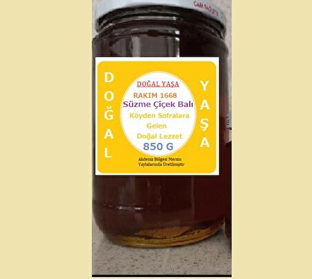 Süzme Çiçek Balı (850g)