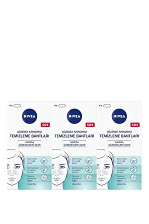 Nivea Siyah Nokta & T - Bölgesi Bantlar X3