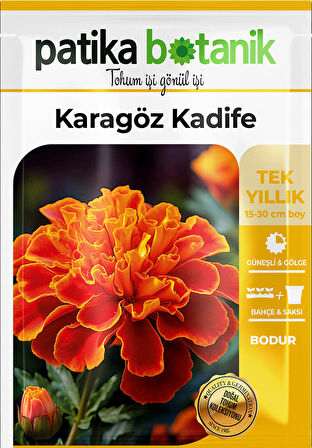 50 Adet Karagöz (Tagetes L.) Çiçek Tohumu 