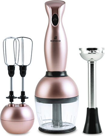 Karaca Pro-Midi 3'lü Blender Set Rosegold 1000W