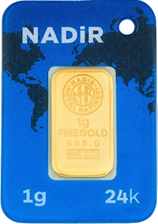 AgaKulche Nadir 1 Gram Altın (995) 24 Ayar Külçe Altın