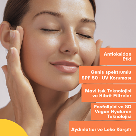 JUST PROTECTED FROM SUN - SPF50+ Leke Karşıtı Yüksek Korumalı Güneş Kremi | Tüm Cilt Tipleri 50ml