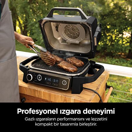 Ninja Woodfire Grill Smoker Elektrikli Barbekü Izgara