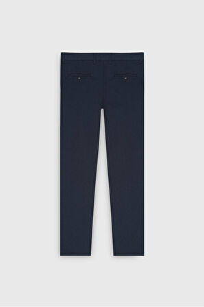 Comfort Fit Rahat Kesim Pamuklu Esnek Armürlü Yan Cep Pantolon