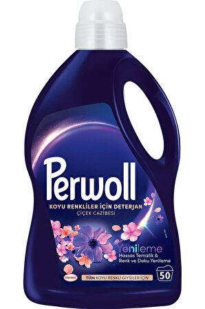 Perwoll Beyazlar  (2.97L 108 Yıkama ) ÇiçekCazibesi Koyu Renkliler (2.75L 50 Yıkama) 3'lü Set