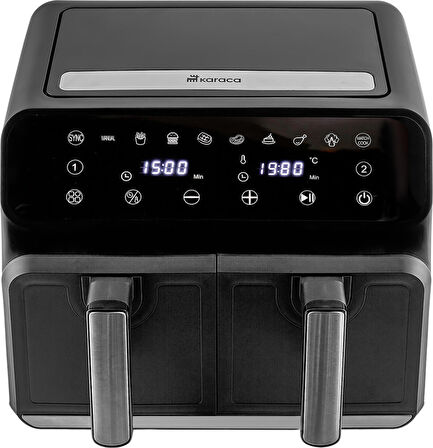 Karaca Multifry Xxxl 4+4 Litre Dijital Twin Iki Hazneli Airfryer