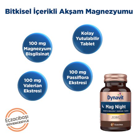 Dynavit Mag Night 30 Tablet - AROMASIZ