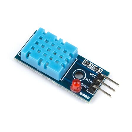 DHT11 Sıcaklık ve Nem Sensör Modülü (LED'li)