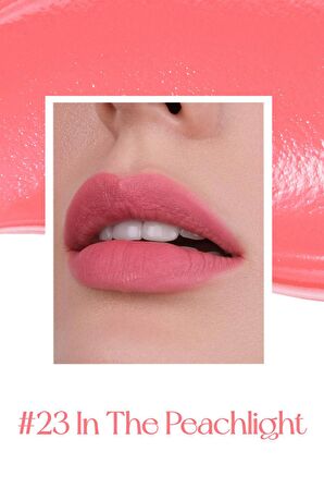 Uzun Süre Kalıcı Hafif Formüllü, Kadife Bitişli Tint Peripera Ink Airy Velvet(23 In The Peachlight)