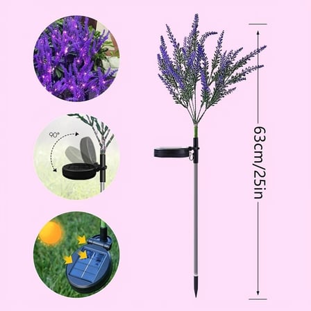 🌼 Bahçenizde Dört Mevsim Bahar: Güneş Enerjili Lavanta Çiçeği LED Aydınlatma Doğanın en canlı renklerinden biri olan sarı kanola çiçekleri, şimdi bahçenizi aydınlatıyor! Bu zarif Solar LavantaÇiçeği Lambaları, gündüzleri bahçenize doğal bir çiçek ta