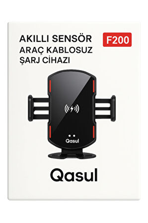 Temazsız Şarj Özelikli Araç İçi Telefon Tutucu F200