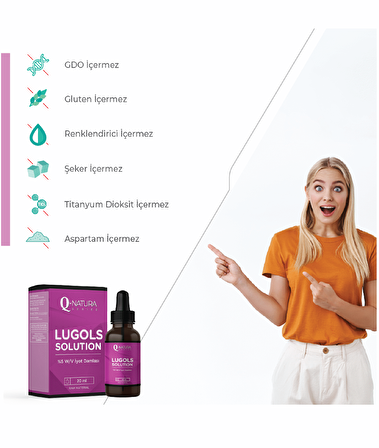 Q Natura Series Lugols Solution % 5 iyot Damla