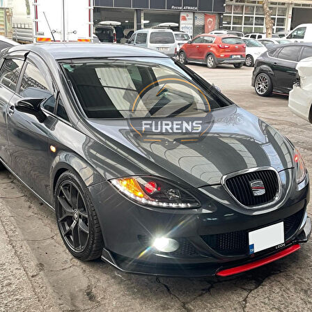 Seat Leon Mk2 Batman Yarasa Ayna Kapağı Piano Black 2005 2006 2007 2008 Uyumlu