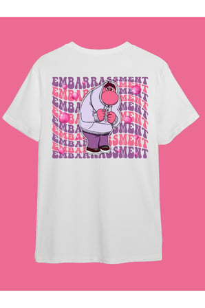 Ters Yüz Karakterler Ön Arka Baskı  Unisex T-shirt