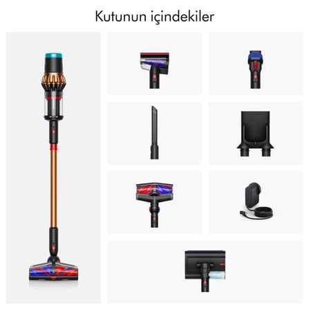 Dyson V16 Piston Animal Submarine™ Islak Kuru Kablosuz Süpürge Mat Siyah/Bakır